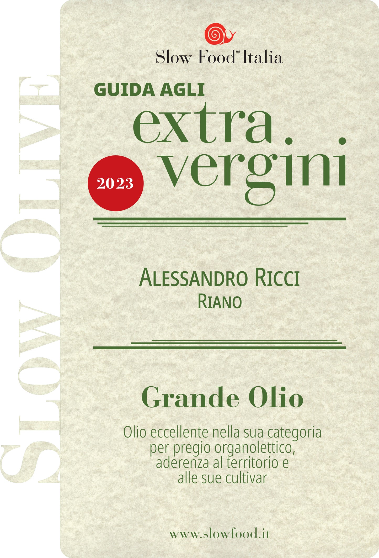 EVO RIANO 100% Italiano 0,5 Lt