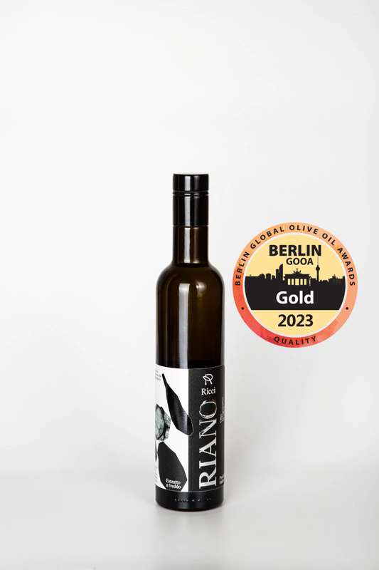 EVO RIANO 100% Italian, Blend Moraiolo-Frantoio 0,5 Lt